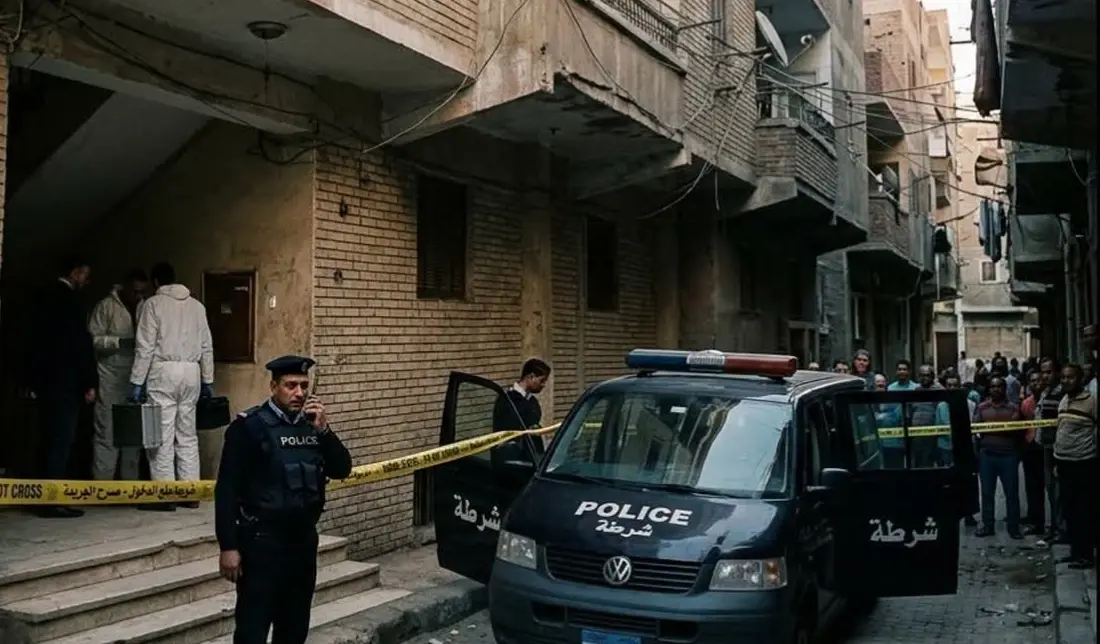 رائحة كريهة وآثار طعنات.. العثور على جثتي زوجين داخل شقة بالمرج