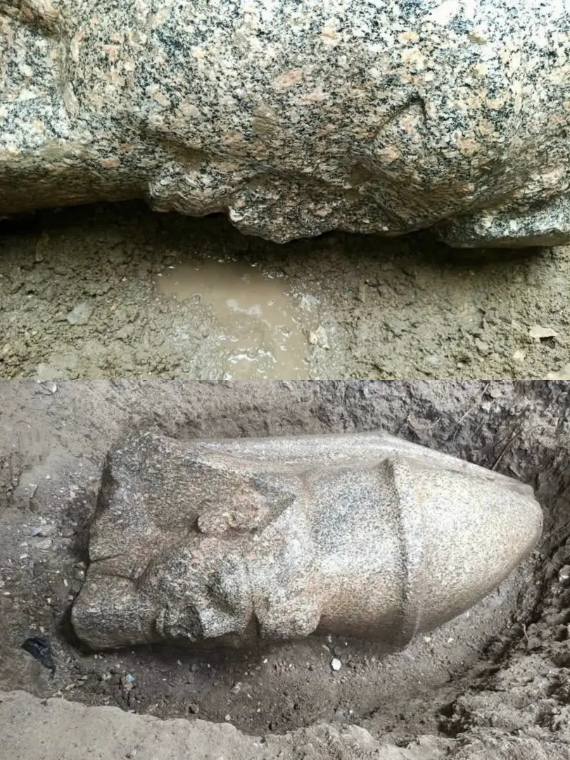وزير السياحة يكرم مواطنًا بعد إبلاغه عن اكتشاف بقايا تمثالين ملكيين ضخمين بالغربية