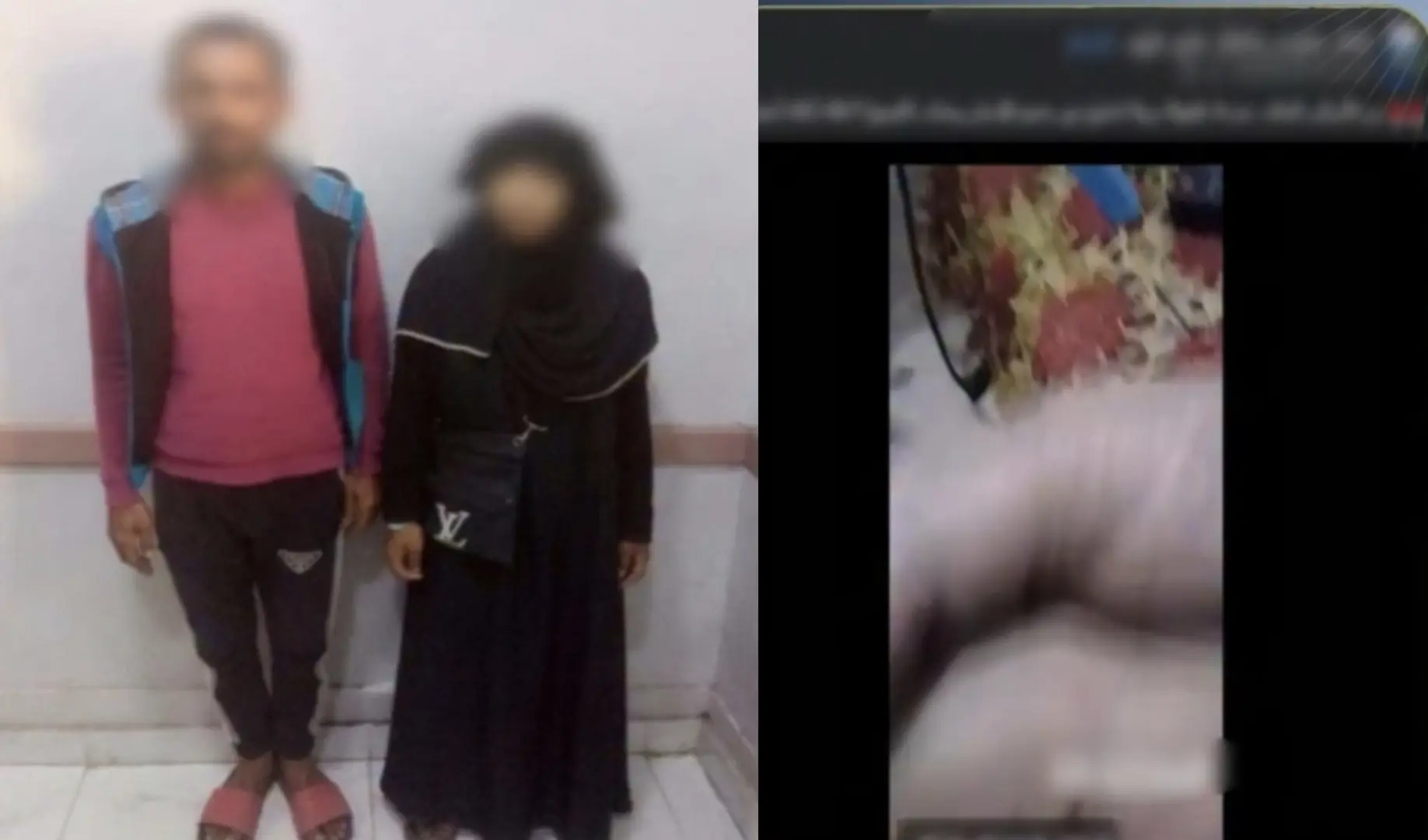 رفضت تتسول فحرقوا جسمها.. ضبط أم وزوجها بتهمة تعذيب طفلة في الدقهلية