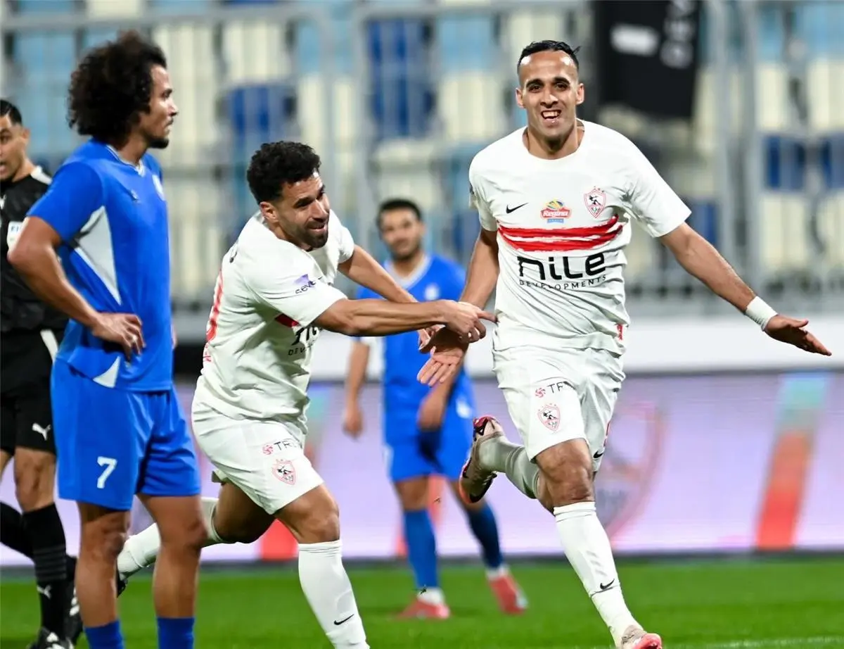 التعادل السلبى يحسم الشوط الأول بين سموحة والزمالك