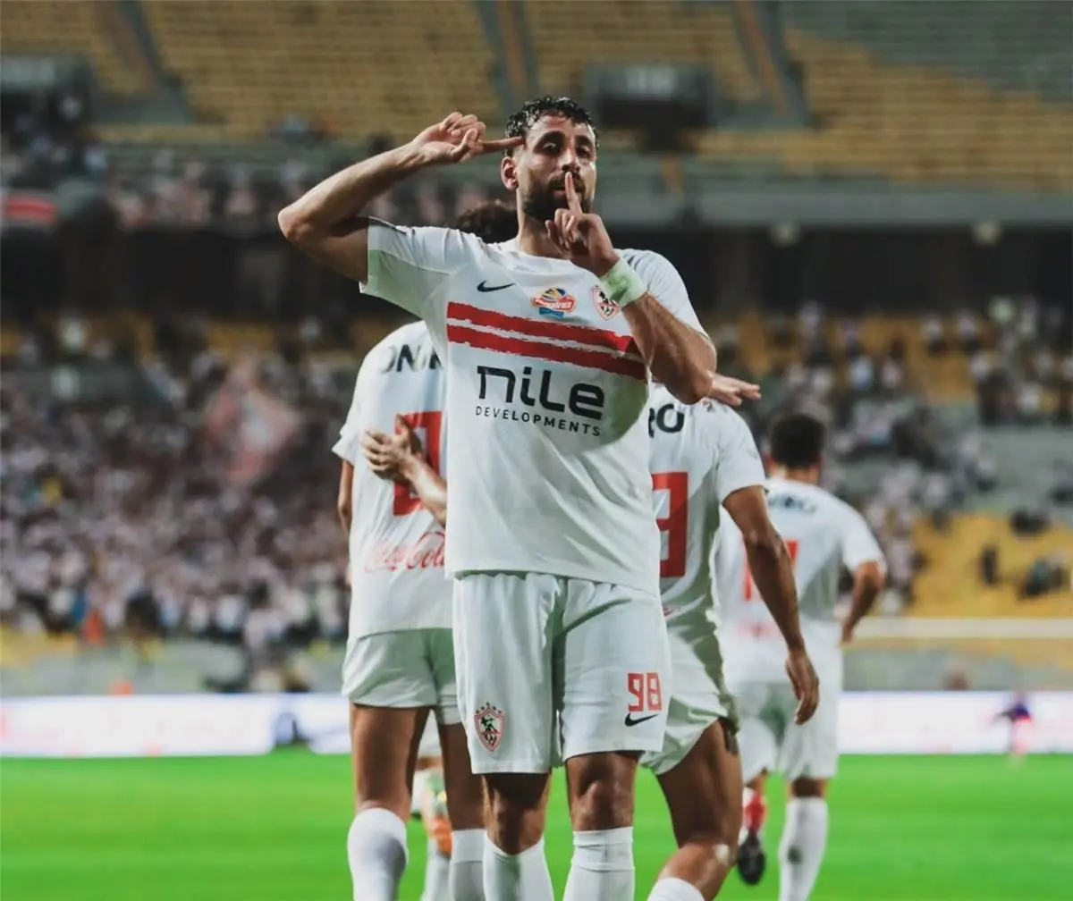 عدى الدباع يسجل أول أهداف الزمالك أمام سيراميكا