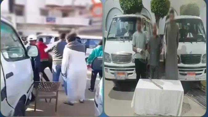 مشاجرة بين سائقي ميكروباص في البحيرة بسبب أولوية التحميل