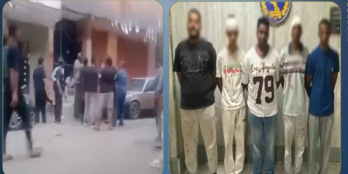 مشادة كلامية تتحول إلى مشاجرة بالحجارة بين 5 أشخاص في الجيزة