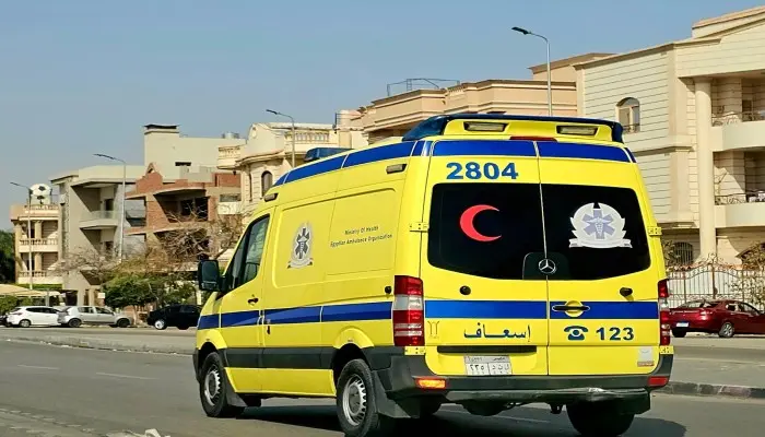 مصرع شخصين إثر حادث تصادم سيارتي نقل بطريق المعمورة بالإسكندرية