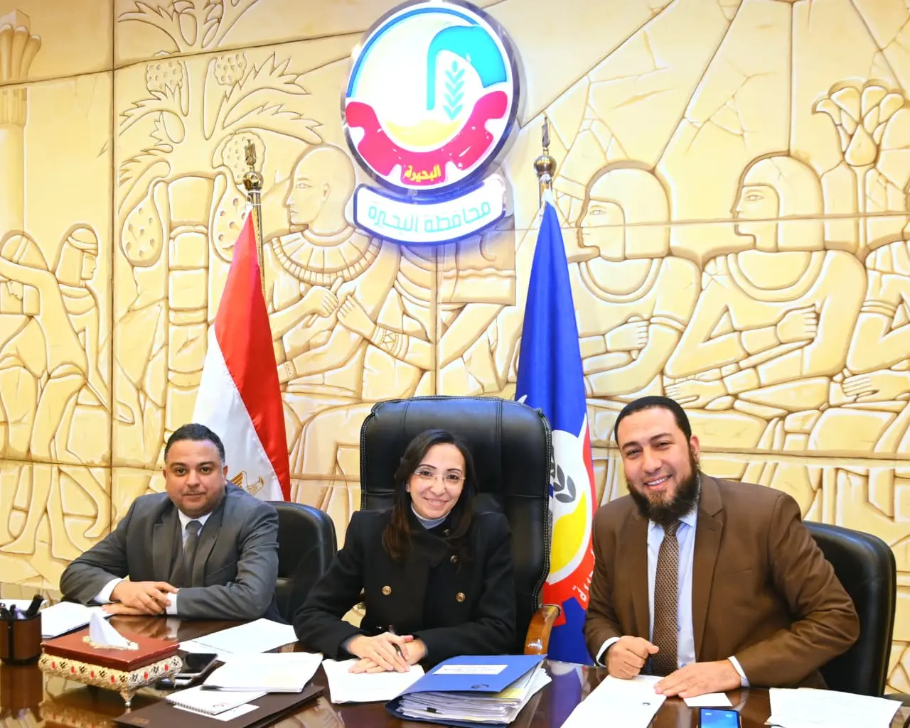 محافظ البحيرة تلتقي أعضاء مجلسي النواب والشيوخ بمجمع دمنهور الثقافي - whatsapp image 2026 03 05 at 185320