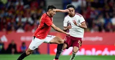 منتخب مصر يتعادل مع إسبانيا في برشلونة وديًا استعدادا لكأس العالم.. صور - 1000508195