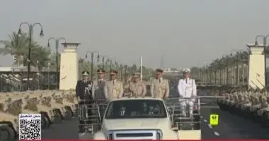 الرئيس السيسي يشاهد الفيلم التسجيلي «العبور الثالث» خلال افتتاح مقر القيادة الاستراتيجية