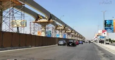 غلق طريق امتداد محور 26 يوليو فجر الأحد بسبب أعمال المونوريل