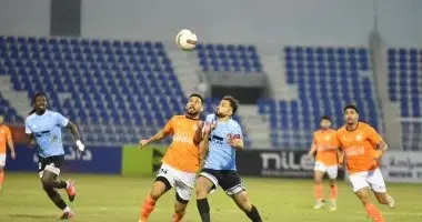 غزل المحلة يتعادل مع فاركو سلبيا فى الجولة الـ21 لدورى نايل