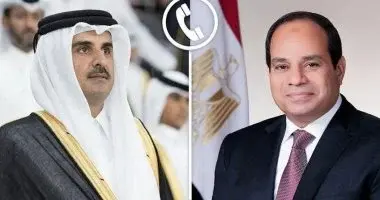 الرئيس السيسي لـ"أمير قطر": مصر مستعدة لتقديم "كافة أشكال الدعم" لحماية أمن الخليج