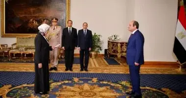 تعيين المستشارة هدى عيسى رئيسًا لهيئة النيابة الإدارية وأداء اليمين أمام الرئيس السيسي