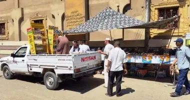 حملات مكثفة بأسوان ترفع 114 إشغالًا وتزيل تراكمات المخلفات من الشوارع