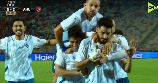 هدف عكسي من ياسين مرعي يمنح القناة التقدم على الأهلي