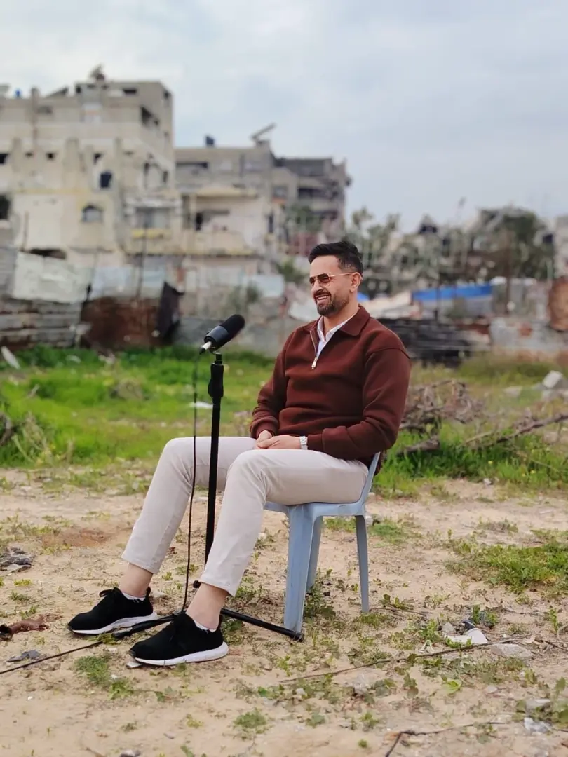 الفنان الفلسطينى محمود زعيتر: بكيت بعد مشاهدتى لمشهد القصف فى مسلسل صحاب الأرض