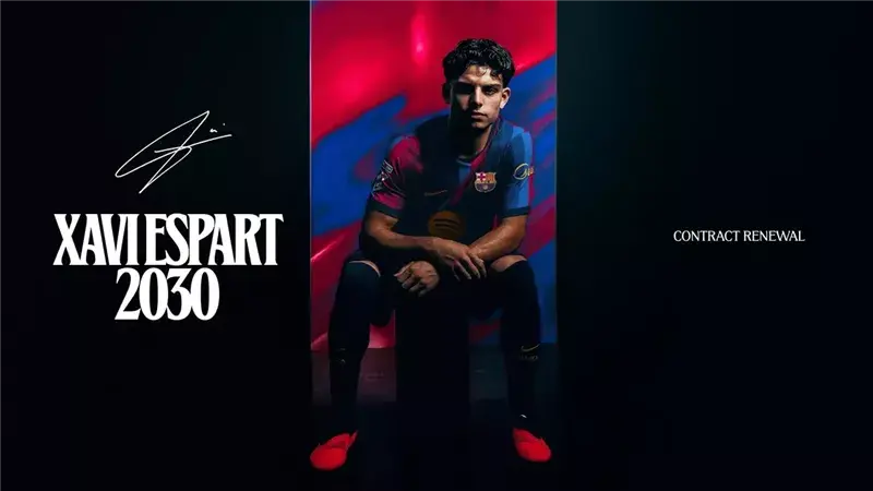 تشافي إسبارت يمدد إقامته مع برشلونة حتى 2030