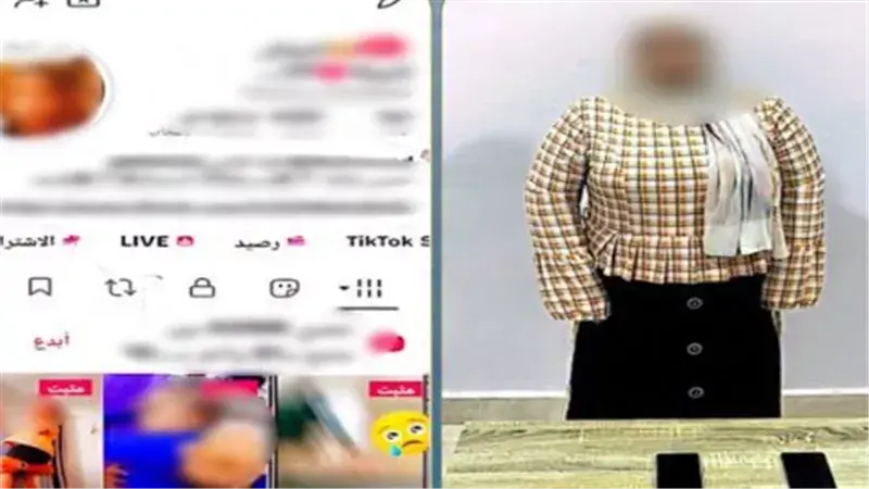 ضبط صانعة محتوى بالشرقية بعد نشر فيديوهات تتضمن ألفاظًا خارجة لتحقيق أرباح مالية