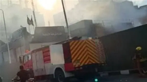 السيطرة على حريق محدود بمحيط قسم شرطة الأزبكية بسبب ماس كهربائي في جهاز تكييف