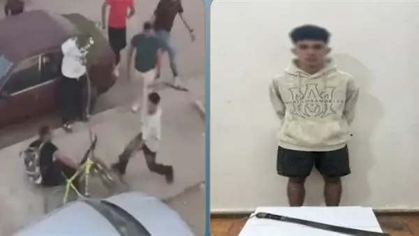 القبض على شاب تعدّى على عامل توصيل بسلاح أبيض أثناء فض مشاجرة بالإسماعيلية