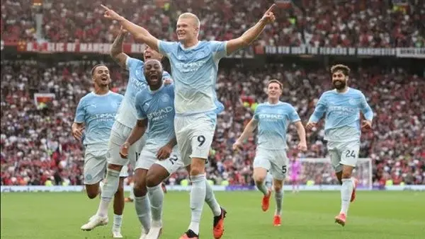 مانشستر سيتي يخطف ديربي مانشستر من يونايتد بهدف هالاند رغم اللعب بـ10 لاعبين