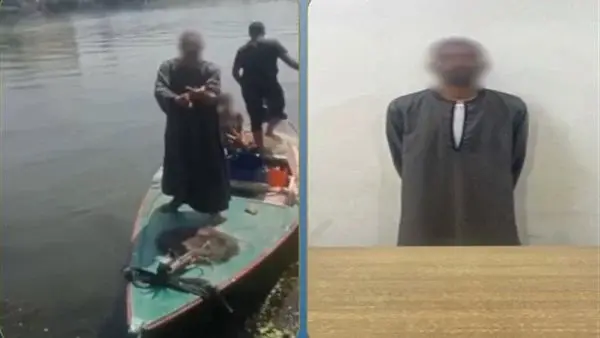 القبض على صياد بالجيزة بعد التعدي على مسؤول خلال إزالة حشائش النيل