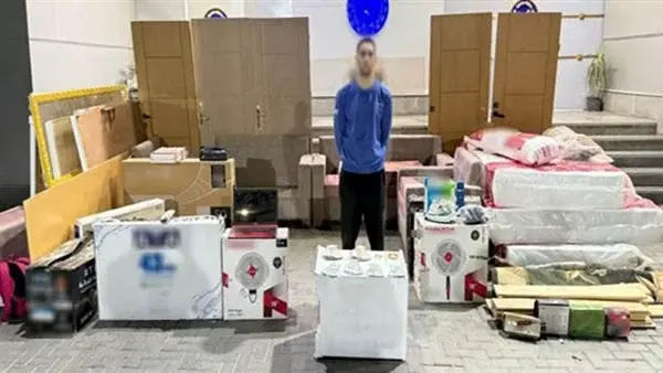 ضبط عاطل سرق شقة وفيلا بالمنيا بعد العثور على المفتاح  داخل المسروقات