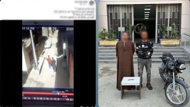 ضبط متهمين بسرقة دراجة نارية من أمام منزل إمام وخطيب في المنيا