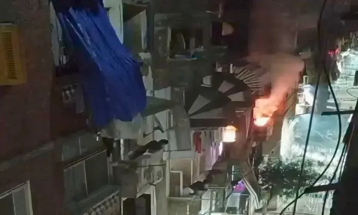 حريق يلتهم شقة سكنية بمنطقة محرم بك بالإسكندرية