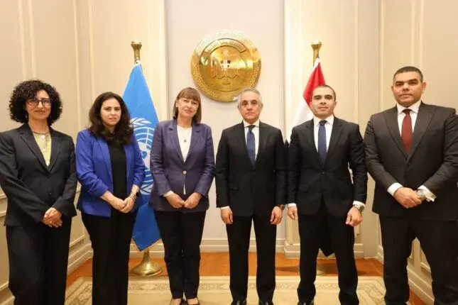 وزير العدل يبحث التعاون مع منسقة الأمم المتحدة بمصر