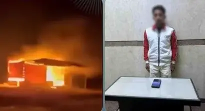 أشعل النار في كشكه وقيد نفسه بالحبال.. تفاصيل خدعة عامل ببورسعيد