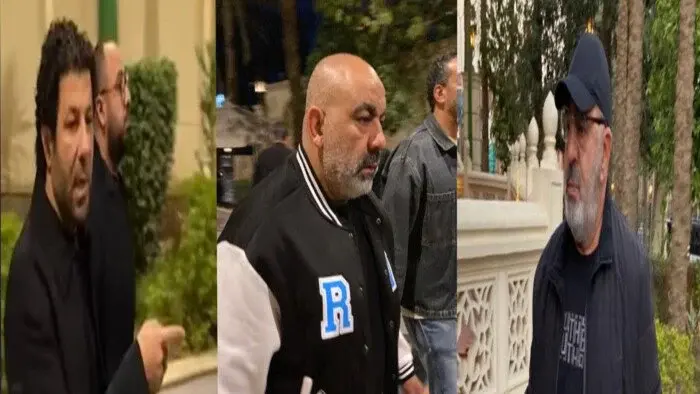 إياد نصار وإسماعيل فرغلي يحضران عزاء والد حاتم صلاح.