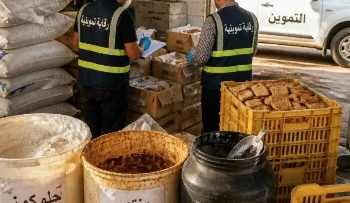 فحم بدل الكاكاو.. ضبط مصنع بسكويت مغشوش ومصادرة 1.8 طن بالقليوبية
