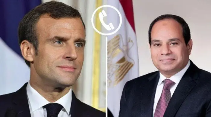 ماكرون للرئيس السيسي: نقدر جهود مصر لاستقرار المنطقة
