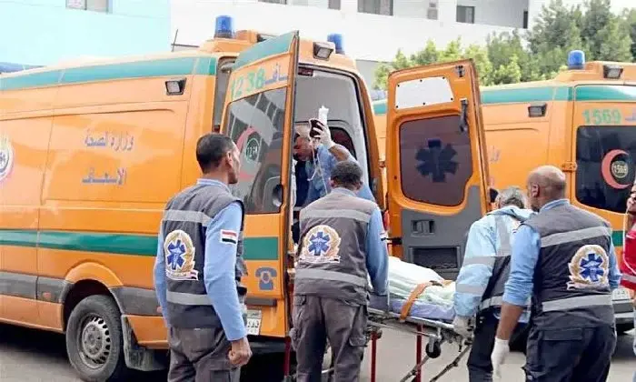 7 مصابين بانقلاب ميكروباص بالمنيا بسبب السرعة
