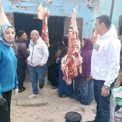 ضبط 40 كجم لحوم فاسدة بالواسطى في بنى سويف