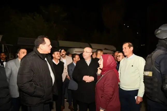 محافظ الفيوم ومدير الأمن يتابعان مصابي انفجار أسطوانة بوتاجاز بالمستشفى العام