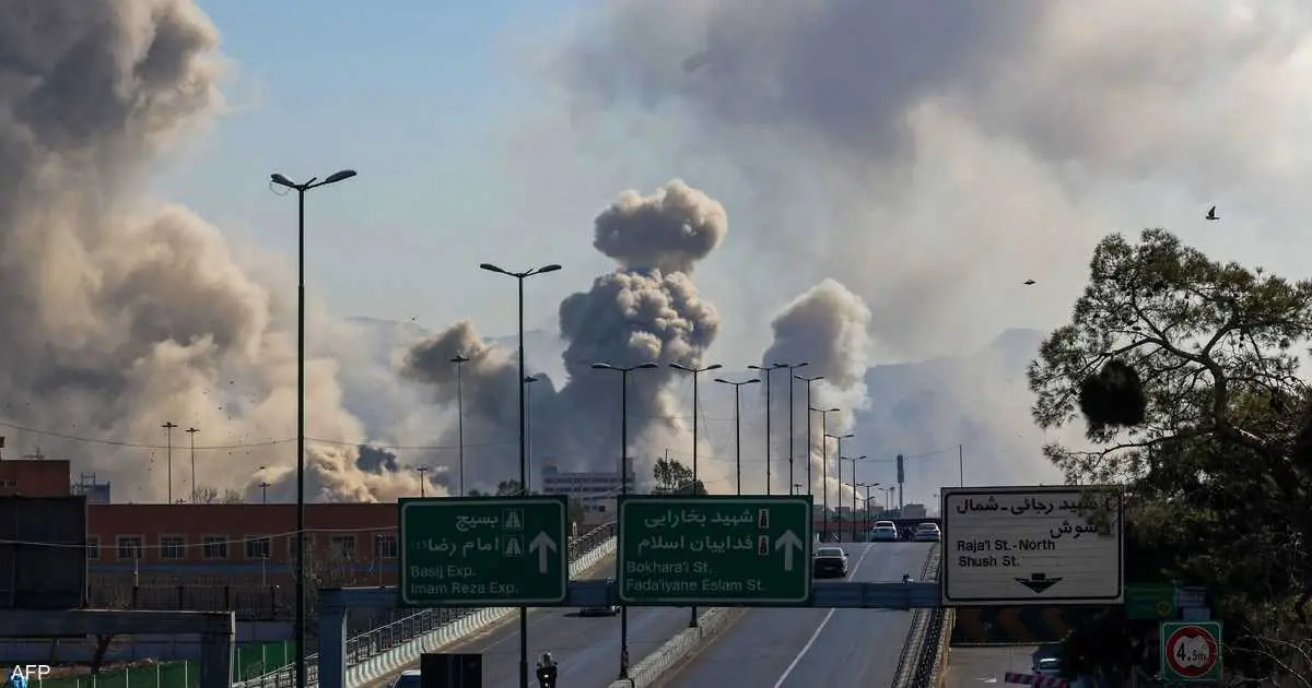 الجيش الإسرائيلي يعلن عن ضربات واسعة النطاق داخل إيران