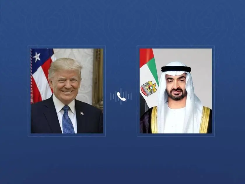 بن زايد وترامب يناقشان "تطورات المنطقة" وسط تصاعد التوترات