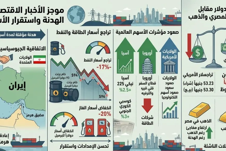هدنة أمريكية-إيرانية: انتعاش الأسهم وتراجع النفط يلوحان في الأفق