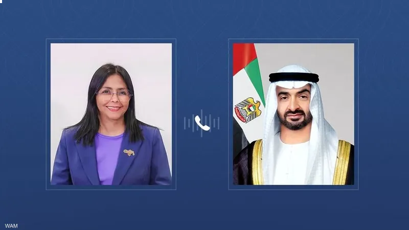 رودريغيز تدين "اعتداءات إيران" في اتصال هاتفي برئيس الإمارات