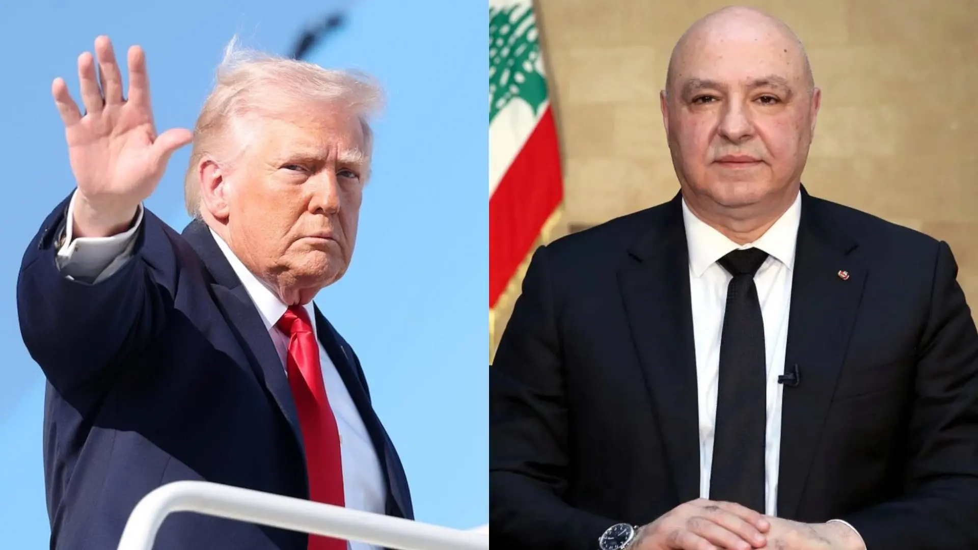 ترامب وعون يبحثان وقف إطلاق النار: واشنطن تؤكد دعم استقرار لبنان
