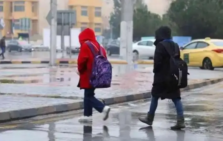 تعطيل الدراسة في هذه المحافظة  اليوم الأحد بسبب سوء الأحوال الجوية