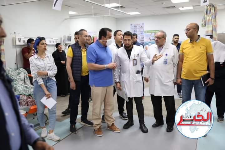 وزير الصحة يفاجئ معهد ناصر..ويتابع إنتظام الأطباء والتمريض