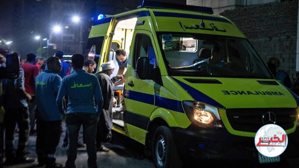 بالأسماء.. إصابة 9 أشخاص من عائلة واحدة بينهم 5 أطفال في حادث إنقلاب سيارة ملاكي بالبحيرة