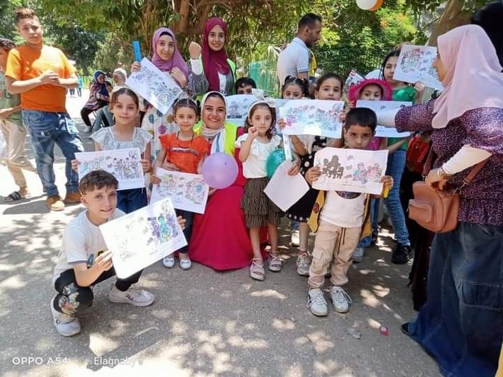 "بالألوان هنكافح الإدمان".. فى الحدائق العامة بالقاهرة والجيزة