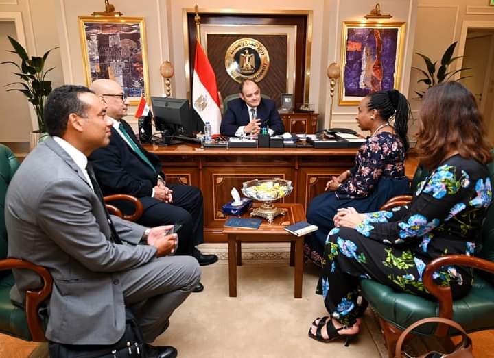 وزير التجارة يلتقى وفد منظمة الأمم المتحدة للتنمية الصناعية "اليونيدو"