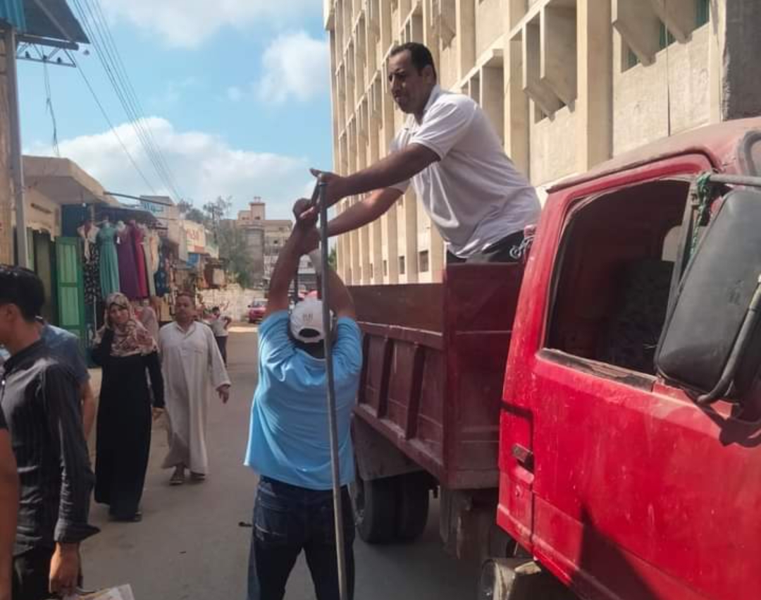 رفع 365 إشغال طريق ب4 مراكز بالبحيرة