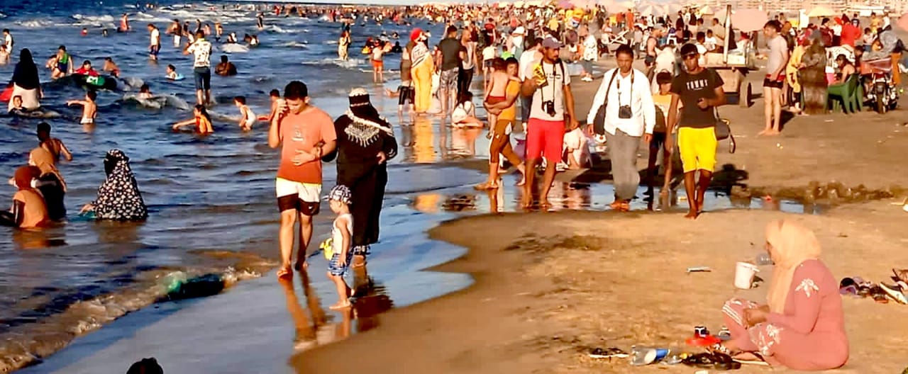 إقبال كبير على مصيف بلطيم