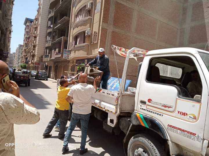 رفع 995 إشغال طريق ب6 مراكز بالبحيرة