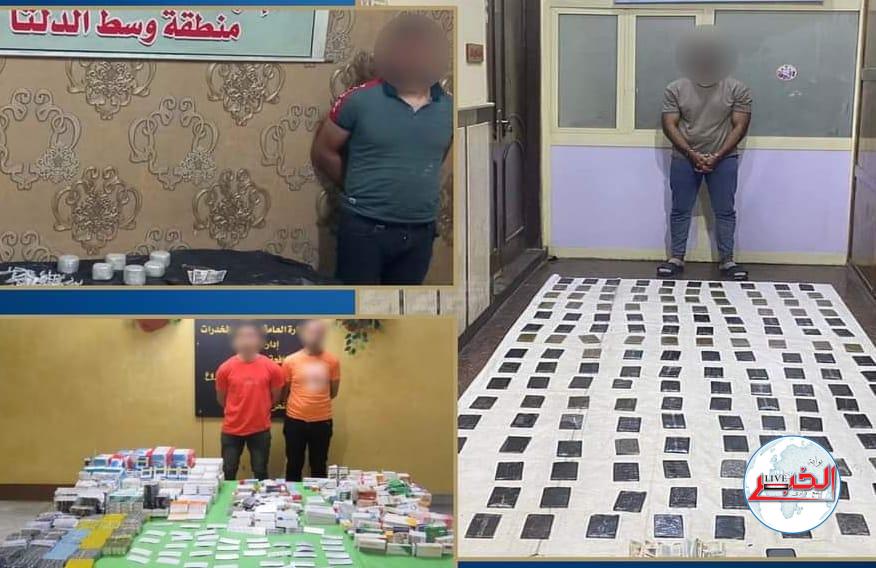 تساقط تجار الحشيش والترامادول بالمحافظات