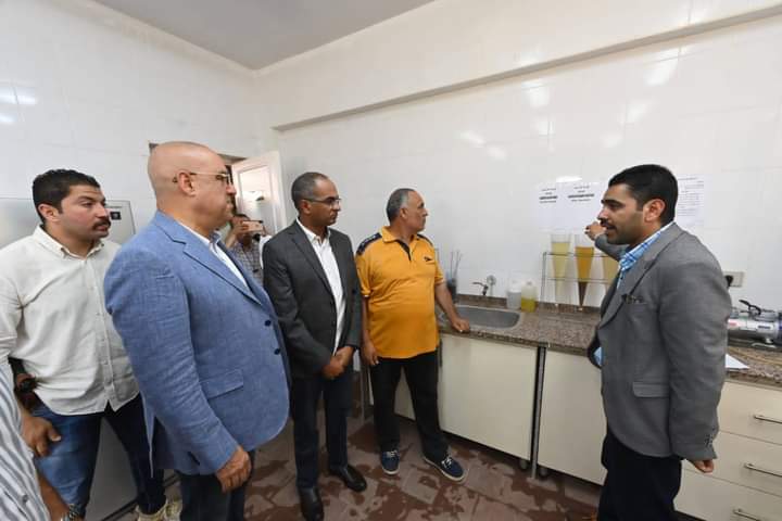 وزير الإسكان يتفقد محطة معالجة الصرف الصحي والصناعى..بالنوبارية الجديدة